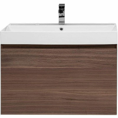 Тумба под раковину Aquanet Нью-Йорк 85 203947 подвесная Орех