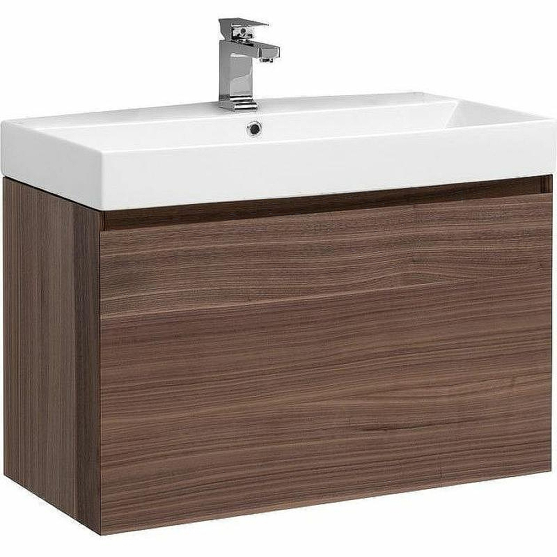 Тумба под раковину Aquanet Нью-Йорк 85 203947 подвесная Орех, купить, цена, заказать, магазин, доставка, скидка, промокод, купить, цена, заказать, магазин, доставка, скидка, промокод