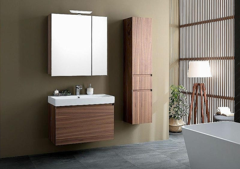 Тумба под раковину Aquanet Нью-Йорк 85 203947 подвесная Орех, купить, цена, заказать, магазин, доставка, скидка, промокод, купить, цена, заказать, магазин, доставка, скидка, промокод