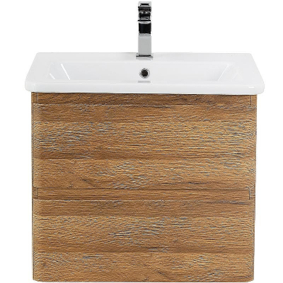 Тумба под раковину BelBagno 50 ALBANO-CER-500-2C-SO-RR подвесная Rovere Rustico