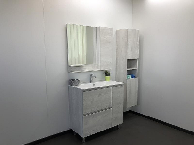 Зеркало со шкафом Comforty Верона 90 00004136714 Дуб белый