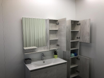 Зеркало со шкафом Comforty Верона 90 00004136714 Дуб белый