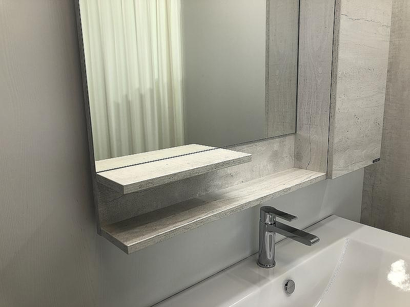 Зеркало со шкафом Comforty Верона 90 00004136714 Дуб белый, купить, цена, заказать, магазин, доставка, скидка, промокод, купить, цена, заказать, магазин, доставка, скидка, промокод