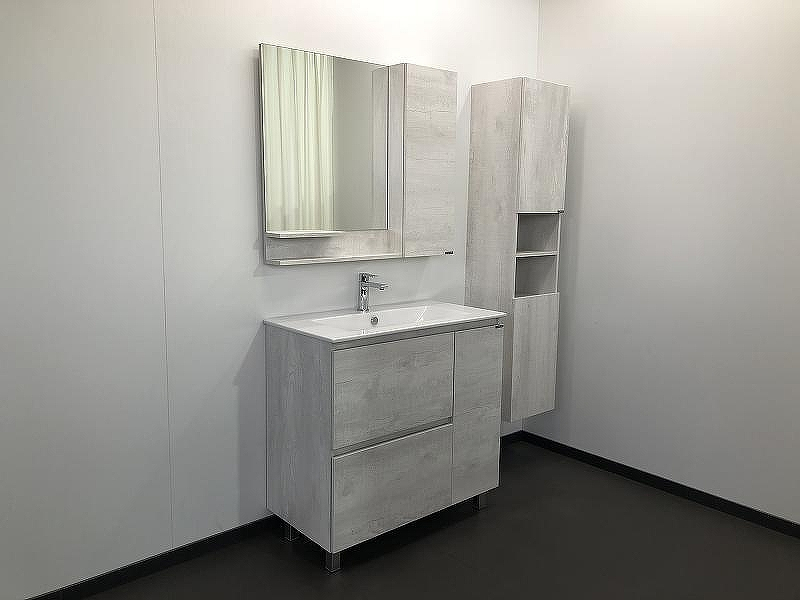 Зеркало со шкафом Comforty Верона 90 00004136714 Дуб белый, купить, цена, заказать, магазин, доставка, скидка, промокод, купить, цена, заказать, магазин, доставка, скидка, промокод