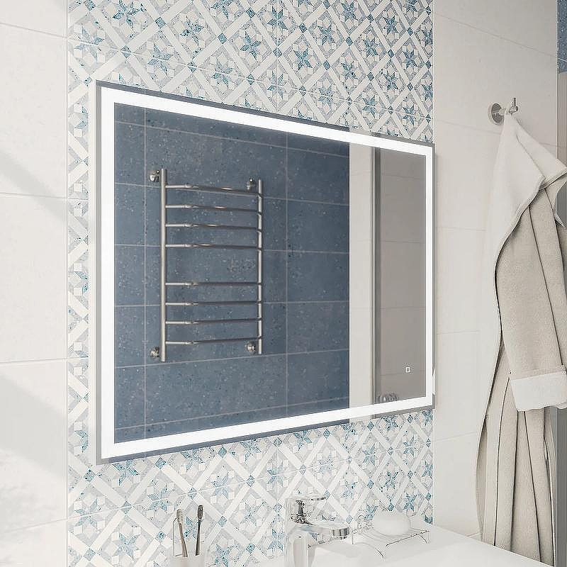 Зеркало DIWO Дмитров 80 ЗЛП117 с подсветкой с сенсорным выключателем, купить, цена, заказать, магазин, доставка, скидка, промокод, купить, цена, заказать, магазин, доставка, скидка, промокод