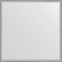 Зеркало Evoform Definite 58х58 BY 0605 в багетной раме - Витое серебро 28, купить, цена, заказать, магазин, доставка, скидка, промокод, купить, цена, заказать, магазин, доставка, скидка, промокод