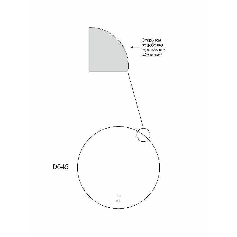 Зеркало Reflexion Hoop D645 RF4310HO с подсветкой с бесконтактным выключателем и диммером, купить, цена, заказать, магазин, доставка, скидка, промокод, купить, цена, заказать, магазин, доставка, скидка, промокод