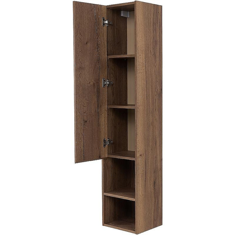 Шкаф пенал BelBagno Kraft 33 L KRAFT-1600-1A-SC-RT-L подвесной Rovere Tabacco, купить, цена, заказать, магазин, доставка, скидка, промокод, купить, цена, заказать, магазин, доставка, скидка, промокод