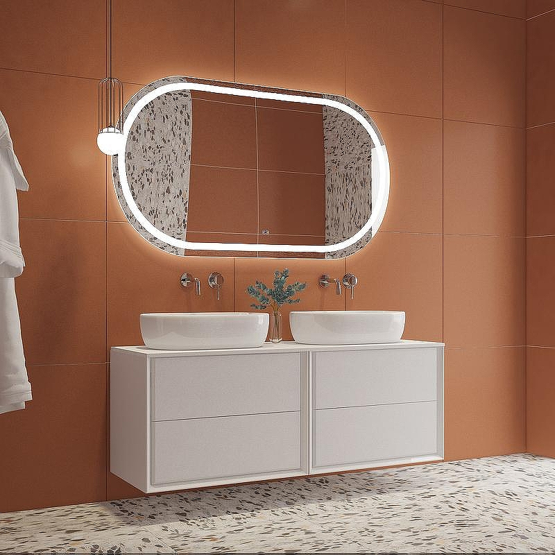 Зеркало Cezares Giubileo 140 CZR-SPC-GIUBILEO-1400-800-TCH-WARM с подсветкой с сенсорным выключателем и подогревом, купить, цена, заказать, магазин, доставка, скидка, промокод, купить, цена, заказать, магазин, доставка, скидка, промокод