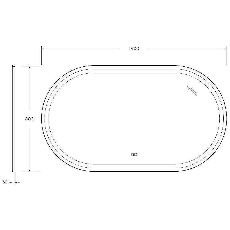 Зеркало Cezares Giubileo 140 CZR-SPC-GIUBILEO-1400-800-TCH-WARM с подсветкой с сенсорным выключателем и подогревом, купить, цена, заказать, магазин, доставка, скидка, промокод, купить, цена, заказать, магазин, доставка, скидка, промокод