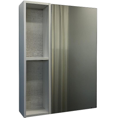 Зеркальный шкаф Comforty Прага 60 00004147599 Дуб белый