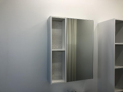 Зеркальный шкаф Comforty Прага 60 00004147599 Дуб белый