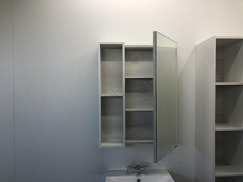 Зеркальный шкаф Comforty Прага 60 00004147599 Дуб белый, купить, цена, заказать, магазин, доставка, скидка, промокод, купить, цена, заказать, магазин, доставка, скидка, промокод