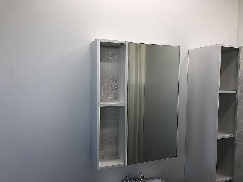 Зеркальный шкаф Comforty Прага 60 00004147599 Дуб белый, купить, цена, заказать, магазин, доставка, скидка, промокод, купить, цена, заказать, магазин, доставка, скидка, промокод