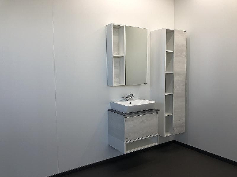 Зеркальный шкаф Comforty Прага 60 00004147599 Дуб белый, купить, цена, заказать, магазин, доставка, скидка, промокод, купить, цена, заказать, магазин, доставка, скидка, промокод