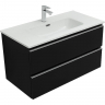 Тумба под раковину Aquanet Вега 90 329598 подвесная Черная, купить, цена, заказать, магазин, доставка, скидка, промокод, купить, цена, заказать, магазин, доставка, скидка, промокод