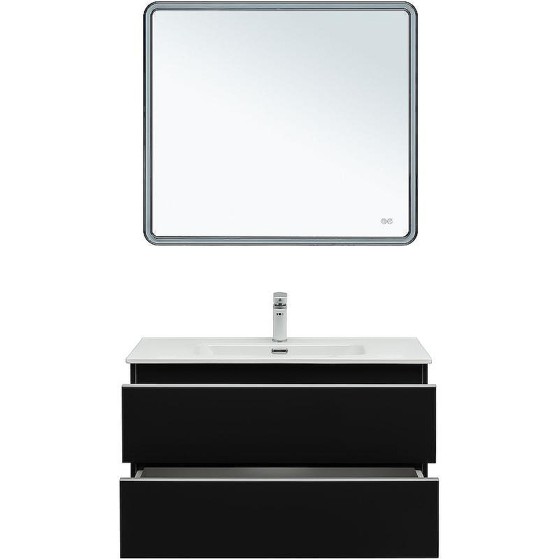 Тумба под раковину Aquanet Вега 90 329598 подвесная Черная, купить, цена, заказать, магазин, доставка, скидка, промокод, купить, цена, заказать, магазин, доставка, скидка, промокод