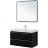 Тумба под раковину Aquanet Вега 90 329598 подвесная Черная, купить, цена, заказать, магазин, доставка, скидка, промокод, купить, цена, заказать, магазин, доставка, скидка, промокод