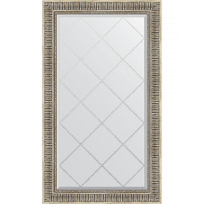 Зеркало Evoform Exclusive-G 132х77 BY 4239 с гравировкой в багетной раме - Серебряный акведук 93