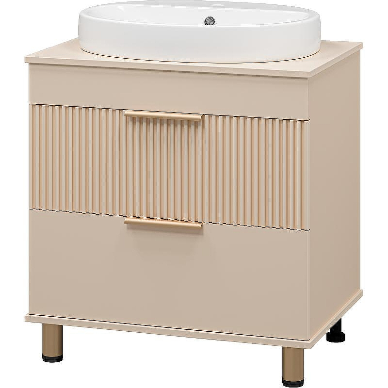 Тумба с раковиной Brevita Enfida 70 УТ000015614 Бежевая матовая, купить, цена, заказать, магазин, доставка, скидка, промокод, купить, цена, заказать, магазин, доставка, скидка, промокод