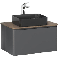 Тумба под раковину Raval Morelle 80 Mrl.01.80/P/A-T/RL подвесная Антрацит Трюфель, купить, цена, заказать, магазин, доставка, скидка, промокод, купить, цена, заказать, магазин, доставка, скидка, промокод