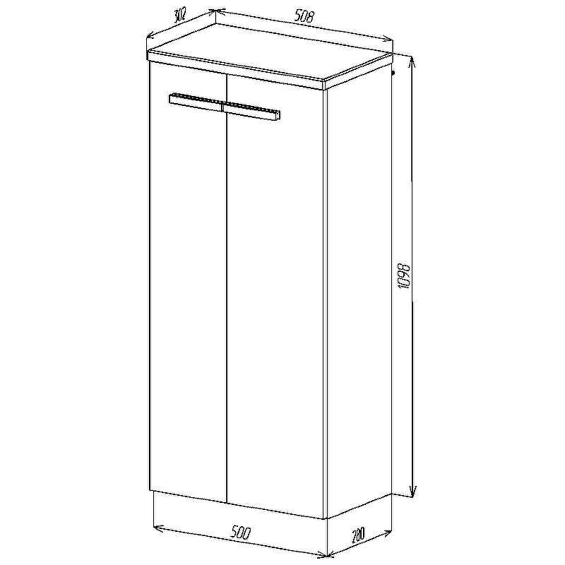 Шкаф пенал VIANT Мюнхен 50 VMUN50H-PENP подвесной Хаки, купить, цена, заказать, магазин, доставка, скидка, промокод, купить, цена, заказать, магазин, доставка, скидка, промокод