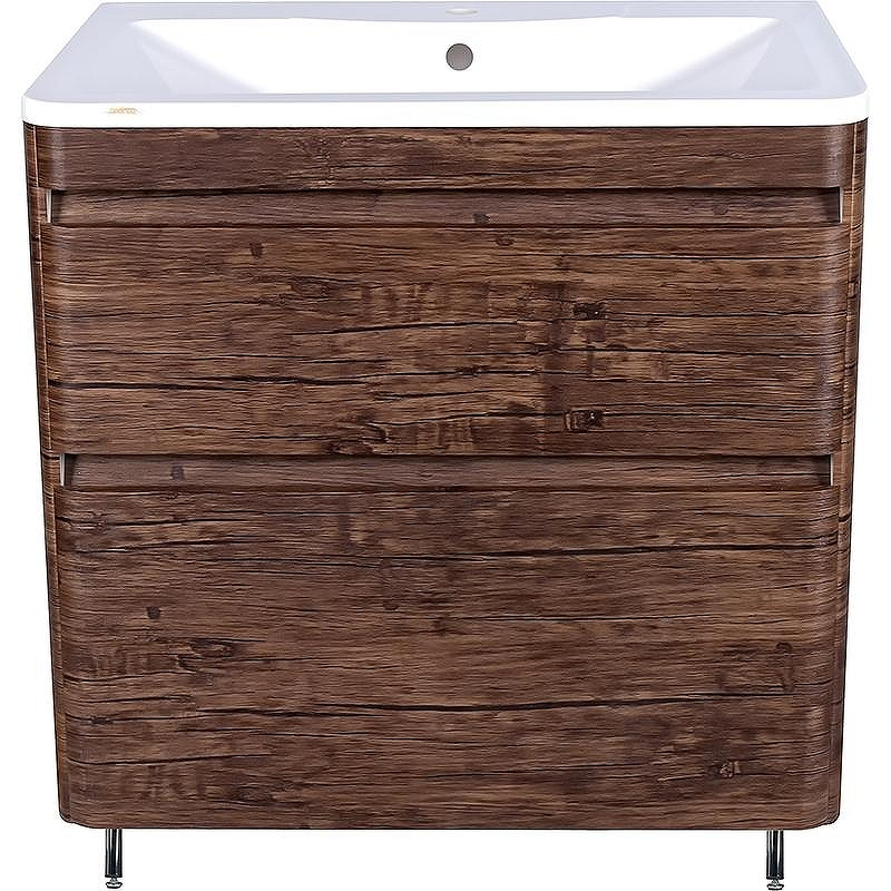 Тумба под раковину Style Line Атлантика 80 Люкс Plus ЛС-00000665 Старое дерево, купить, цена, заказать, магазин, доставка, скидка, промокод, купить, цена, заказать, магазин, доставка, скидка, промокод