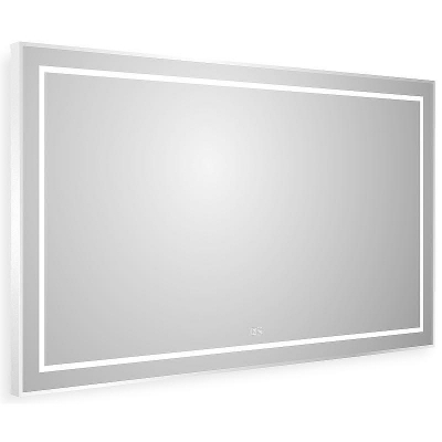 Зеркало BelBagno Kraft 140 SPC-KRAFT-1400-800-LED-TCH-WARM с подсветкой Сатин с сенсорным выключателем и подогревом