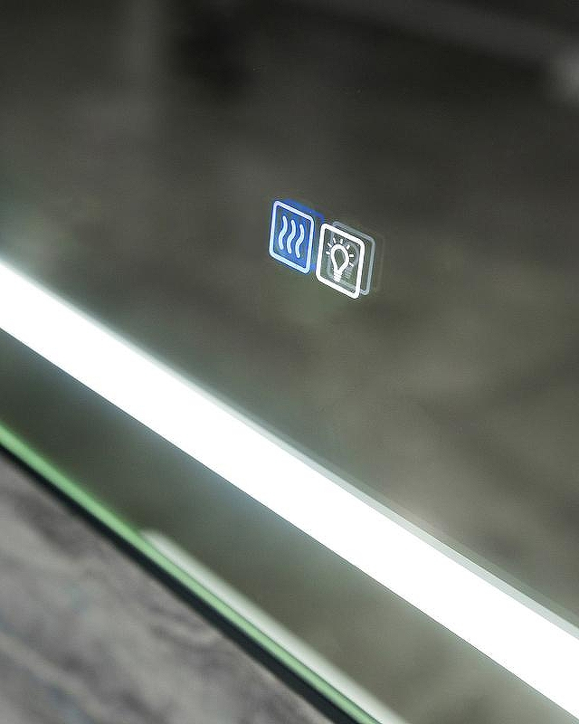 Зеркало BelBagno Kraft 140 SPC-KRAFT-1400-800-LED-TCH-WARM с подсветкой Сатин с сенсорным выключателем и подогревом, купить, цена, заказать, магазин, доставка, скидка, промокод, купить, цена, заказать, магазин, доставка, скидка, промокод