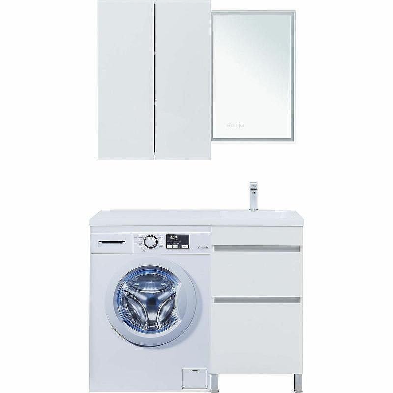 Тумба под раковину Aquanet Вега 110 329123 Белый глянец, купить, цена, заказать, магазин, доставка, скидка, промокод, купить, цена, заказать, магазин, доставка, скидка, промокод