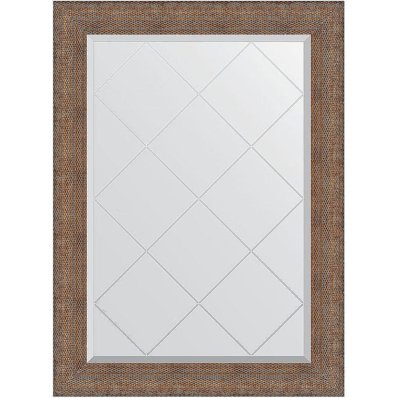 Зеркало Evoform Exclusive-G 104х77 BY 4557 с гравировкой в багетной раме - Медная кольчуга 88, купить, цена, заказать, магазин, доставка, скидка, промокод, купить, цена, заказать, магазин, доставка, скидка, промокод