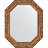 Зеркало Evoform Octagon 60x75 BY 7146 в багетной раме - Виньетка бронзовая 85, купить, цена, заказать, магазин, доставка, скидка, промокод, купить, цена, заказать, магазин, доставка, скидка, промокод
