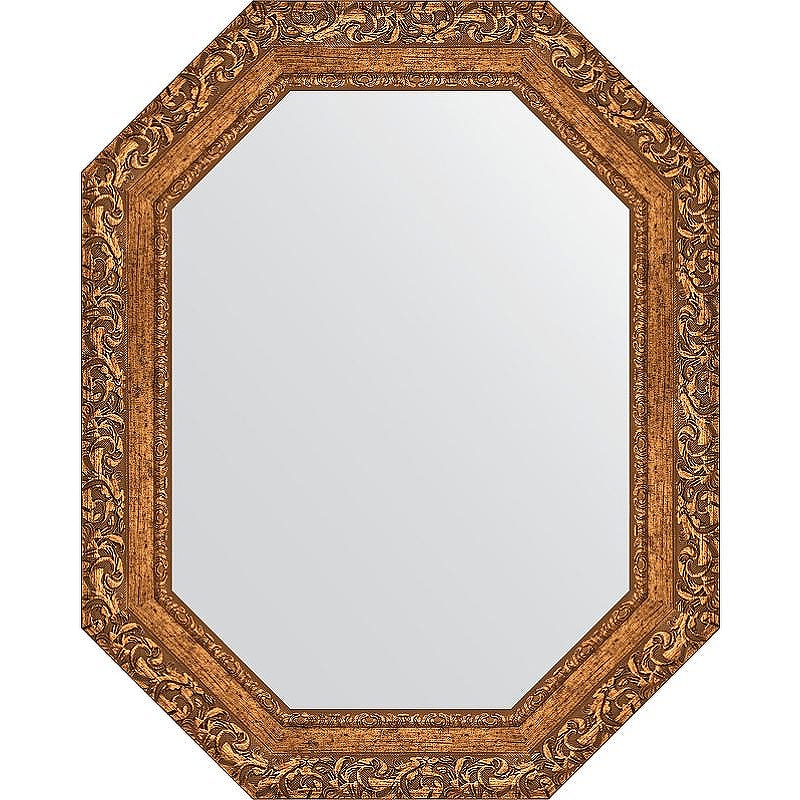 Зеркало Evoform Octagon 60x75 BY 7146 в багетной раме - Виньетка бронзовая 85, купить, цена, заказать, магазин, доставка, скидка, промокод, купить, цена, заказать, магазин, доставка, скидка, промокод