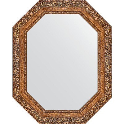 Зеркало Evoform Octagon 60x75 BY 7146 в багетной раме - Виньетка бронзовая 85