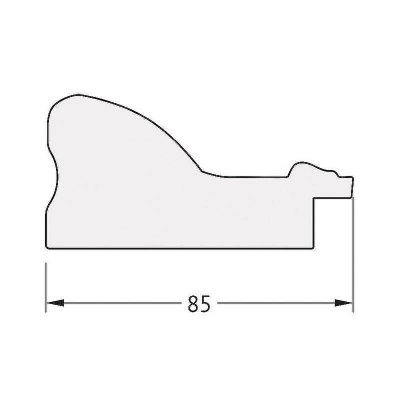 Зеркало Evoform Octagon 60x75 BY 7146 в багетной раме - Виньетка бронзовая 85