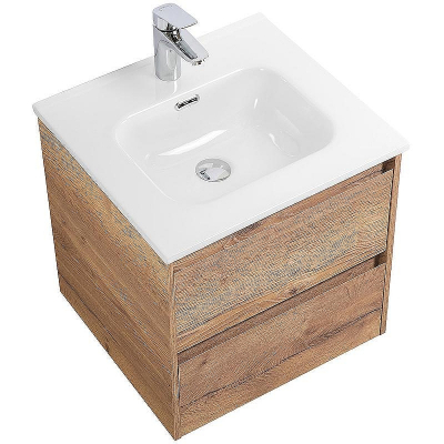 Тумба под раковину BelBagno Kraft 50 KRAFT-500-2C-SO-RT подвесная Rovere Tabacco