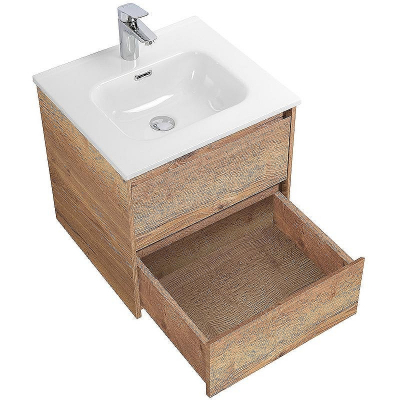 Тумба под раковину BelBagno Kraft 50 KRAFT-500-2C-SO-RT подвесная Rovere Tabacco