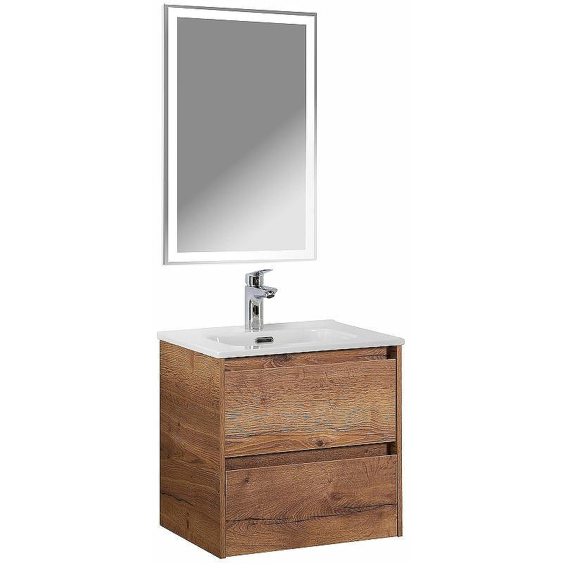 Тумба под раковину BelBagno Kraft 50 KRAFT-500-2C-SO-RT подвесная Rovere Tabacco, купить, цена, заказать, магазин, доставка, скидка, промокод, купить, цена, заказать, магазин, доставка, скидка, промокод