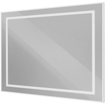 Зеркало BelBagno Kraft 100 SPC-KRAFT-1000-800-SENS-AL с подсветкой Сатин с сенсорным выключателем