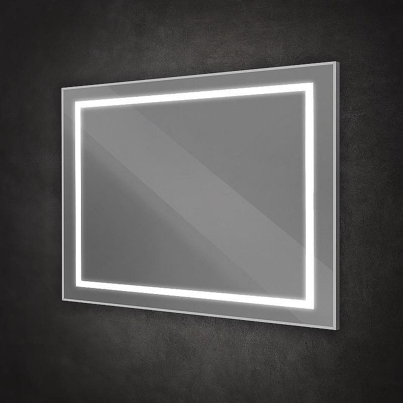 Зеркало BelBagno Kraft 100 SPC-KRAFT-1000-800-SENS-AL с подсветкой Сатин с сенсорным выключателем, купить, цена, заказать, магазин, доставка, скидка, промокод, купить, цена, заказать, магазин, доставка, скидка, промокод