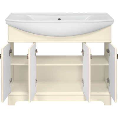 Тумба с раковиной Misty Лувр 105 УТ000005246 Слоновая кость