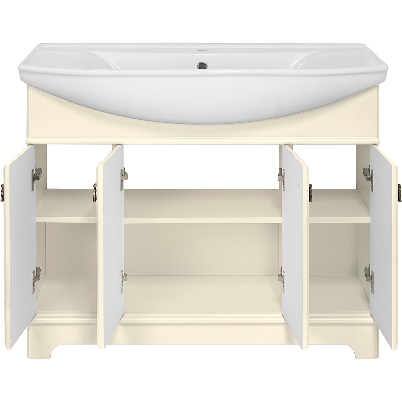 Тумба с раковиной Misty Лувр 105 УТ000005246 Слоновая кость, купить, цена, заказать, магазин, доставка, скидка, промокод, купить, цена, заказать, магазин, доставка, скидка, промокод