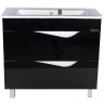 Тумба под раковину Bellezza Эйфория 105 4639118660040 Черная, купить, цена, заказать, магазин, доставка, скидка, промокод, купить, цена, заказать, магазин, доставка, скидка, промокод