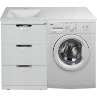 Тумба с раковиной Misty Куба 120 L УТ000001718 Белая, купить, цена, заказать, магазин, доставка, скидка, промокод, купить, цена, заказать, магазин, доставка, скидка, промокод