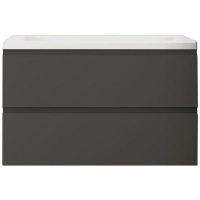Тумба под раковину Art&Max AM-Bianchi-900-2C-SO-GM подвесная Серый матовый, купить, цена, заказать, магазин, доставка, скидка, промокод, купить, цена, заказать, магазин, доставка, скидка, промокод