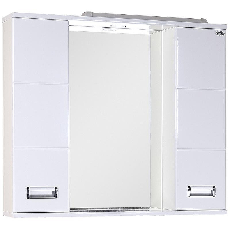 Зеркало со шкафом Onika Балтика 80.01 208024 с подсветкой Белое, купить, цена, заказать, магазин, доставка, скидка, промокод, купить, цена, заказать, магазин, доставка, скидка, промокод