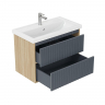 Тумба под раковину Onika Дайлер 80 108062 подвесная цвет Дуб сонома Серый, купить, цена, заказать, магазин, доставка, скидка, промокод, купить, цена, заказать, магазин, доставка, скидка, промокод