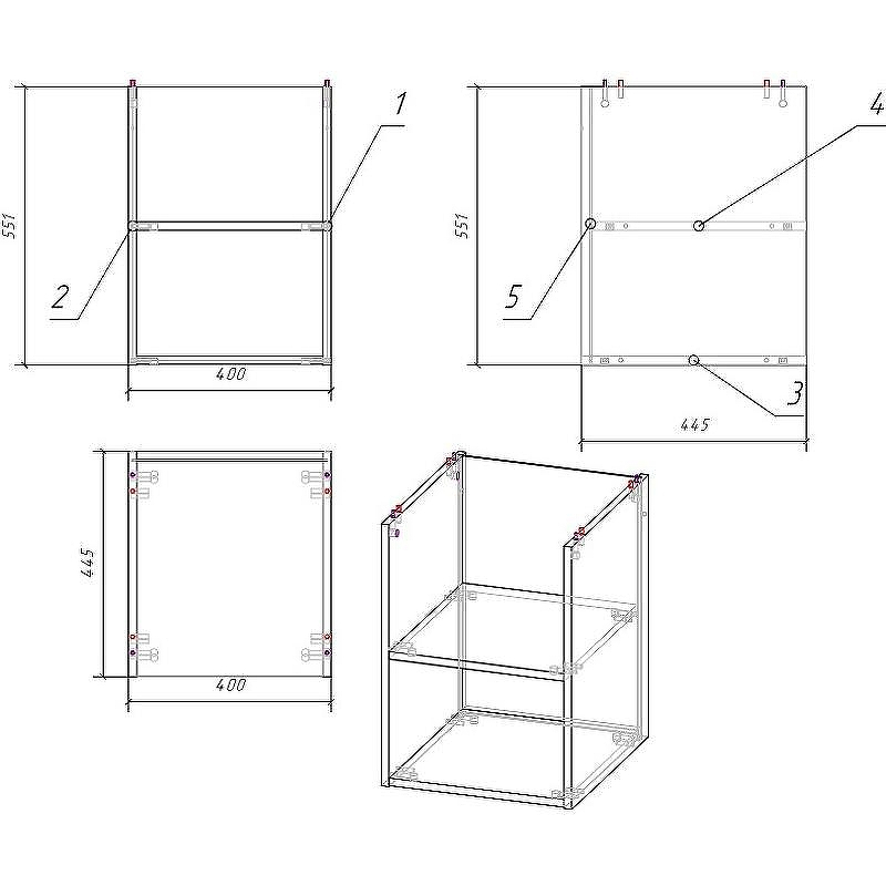 Полка Cersanit Moduo 40 SB-MD-MOD40-SZ Дуб, купить, цена, заказать, магазин, доставка, скидка, промокод, купить, цена, заказать, магазин, доставка, скидка, промокод