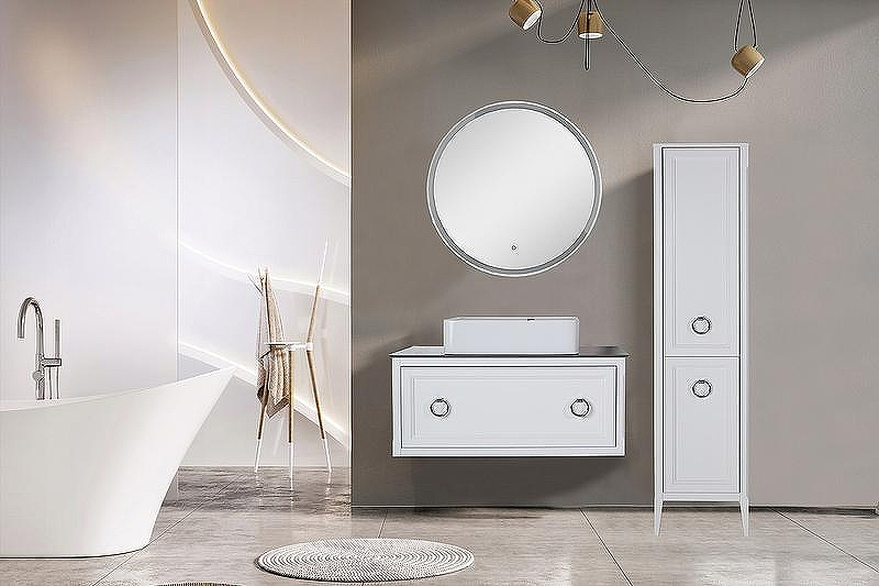 Зеркало ASB-Woodline Марика 85 12222 с подсветкой с сенсорным выключателем, купить, цена, заказать, магазин, доставка, скидка, промокод, купить, цена, заказать, магазин, доставка, скидка, промокод