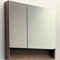 Зеркальный шкаф Comforty Никосия-80 00-00007619 Дуб темный, купить, цена, заказать, магазин, доставка, скидка, промокод, купить, цена, заказать, магазин, доставка, скидка, промокод